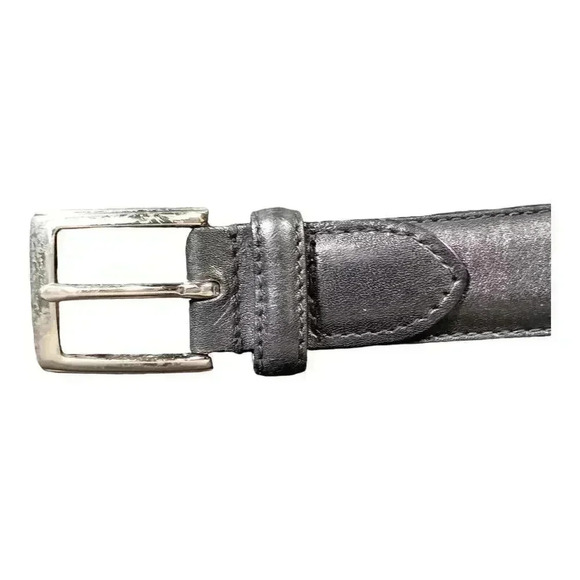 Polo Ralph Lauren Black Leather Dress Belt Men's 38 - Picture 3 of 10